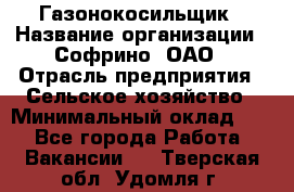 Газонокосильщик › Название организации ­ Софрино, ОАО › Отрасль предприятия ­ Сельское хозяйство › Минимальный оклад ­ 1 - Все города Работа » Вакансии   . Тверская обл.,Удомля г.